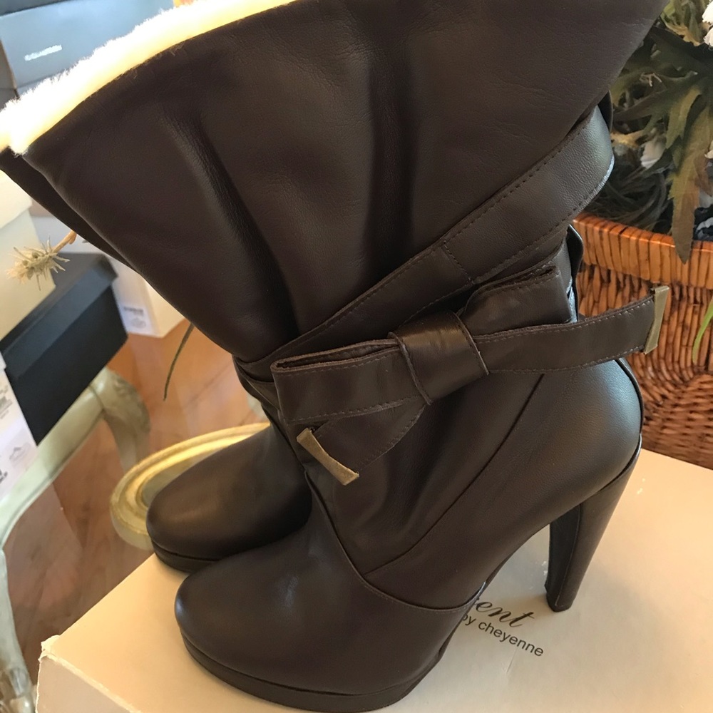 Tashkent by Cheyenne Leather Boots Sheepskin 7.5